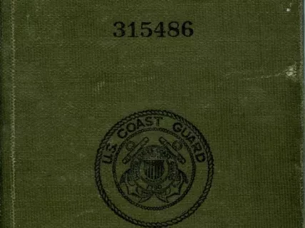 Book, Discharge - United States Coast Guard Continuous Discharge Book No. 315486