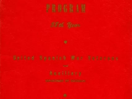 Program - 53rd Annual Encampment Program, 
United Spanish War Veterans and Auxiliary, Department of Michigan