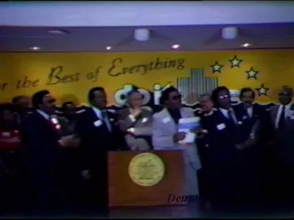 U-Matic - Mayor Coleman A. Young "Do It In Detroit" News Conference