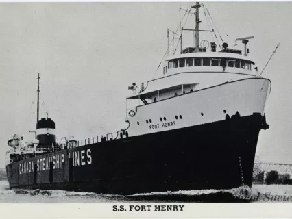 Postcard - S.S. FORT HENRY