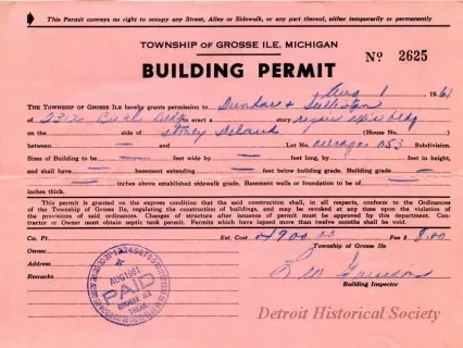Permit, Building - Building Permit
