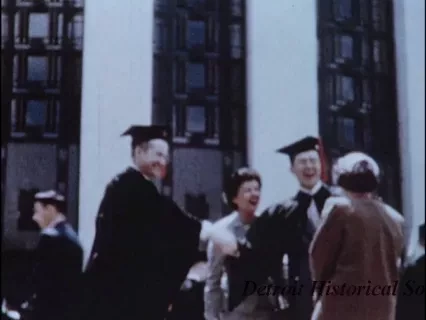 Film, Motion Picture - Wayne State University Graduation, Ludington Trip. C.J. Selden, 9181 Manor, Detroit 4 Mich., 1953