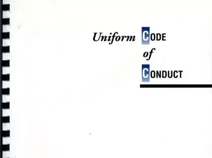 Booklet - Federal Reserve Bank of Chicago
Uniform Code of Conduct