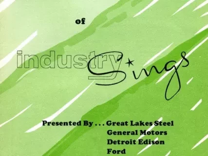 Program - Eighteenth Annual Concert of Industry Sings