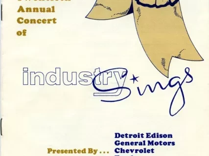 Program - Twentieth Annual Concert of Industry Sings