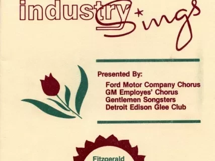 Program - 32nd Annual Presentation of Industry Sings