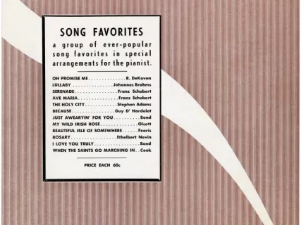 Music, Sheet - Because