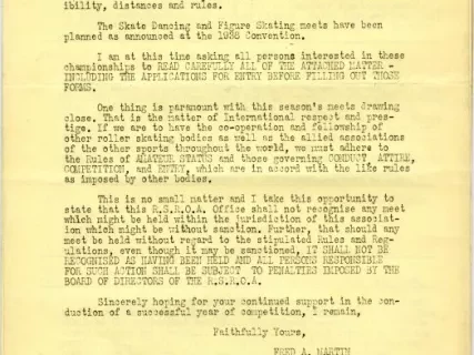 Announcement - The Roller Rink Operators Association of the United States