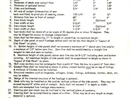 Specification - International DN Ice Yacht Racing Association
Official Specifications - June, 1967