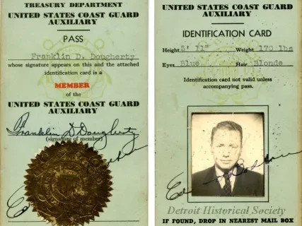 Card, Identification - United States Coast Guard Auxiliary