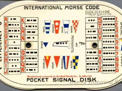 Card, Instruction - The Pocket Signal Disk