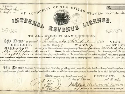 License - Internal Revenue License