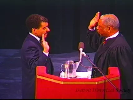 U-Matic - Shop Your Black Campaign P.C.
4-10-91
Conrad Mallett's Installment to Judgeship @ DIA