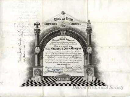 Certificate, Achievement - Ordo Ab Chao [Order Out of Chaos]