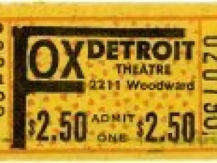 Ticket, Admission - Fox Theatre