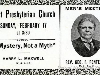 Advertisement - First Presbyterian Church