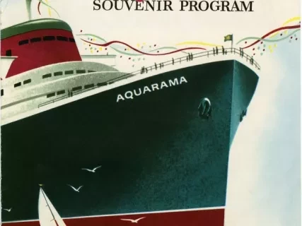 Program - Inaugural Cruise - Souvenir Program,
S.S. Aquarama