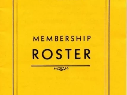 Roster - Property Owners' Division of the Detroit Real Estate Board
Membership Roster