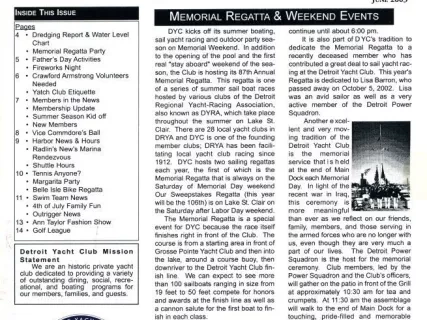 Newsletter - Jib Sheet