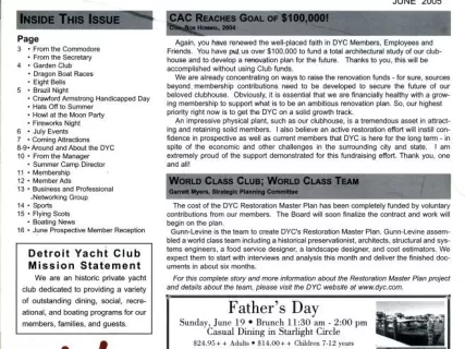 Newsletter - Jib Sheet