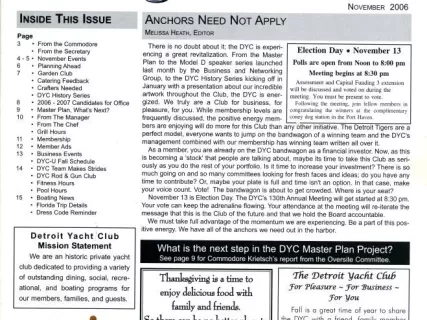 Newsletter - Jib Sheet