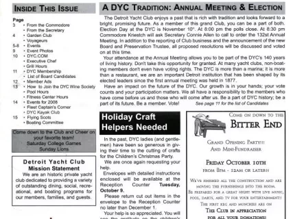 Newsletter - Jib Sheet