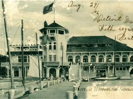 Postcard - Detroit Yacht Club