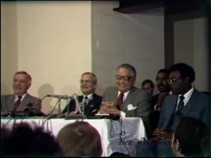 U-Matic - 12-15-83
Mayor Young - Lee Iaccoca
Holy Cross Baptist Church
$100,000 Contribution