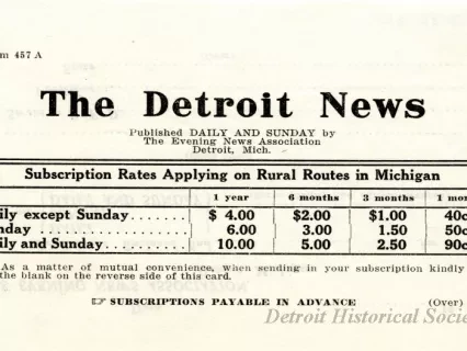 Flyer - The Detroit News