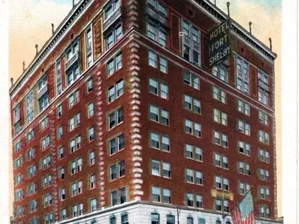 Postcard - Hotel Fort Shelby, Detroit, Mich.