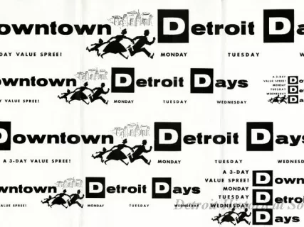 Sign - Downtown Detroit Days