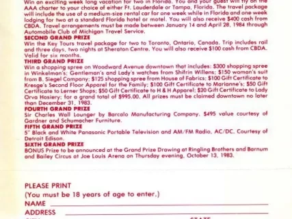 Flyer - Downtown Detroit Days