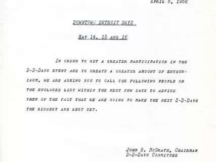 Letter - News Bulletin
Central Business District Association