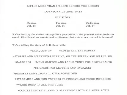 Letter - News Bulletin
Central Business District Association