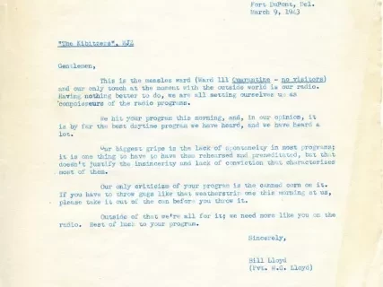 Letter