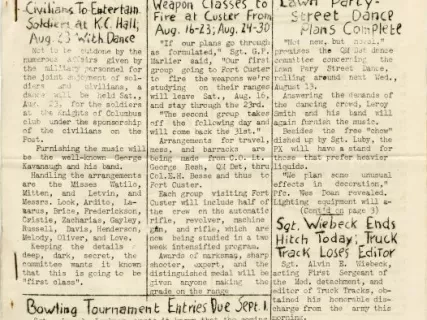 Newsletter - Truck Tracks, Vol. I, Issue 5