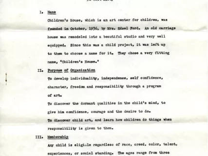 Manuscript - The Children's House