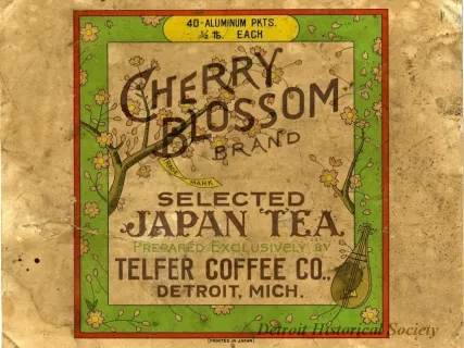 Advertisement - Cherry Blossom Brand, Selected Japan Tea