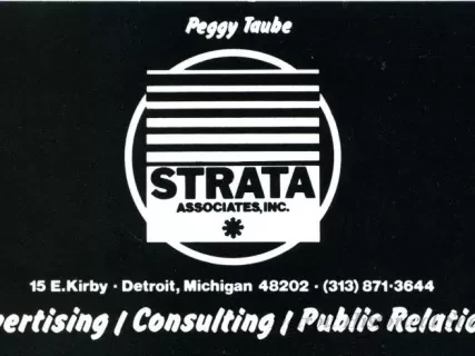 Card, Business - Peggy Taube
Strata Associates, Inc.