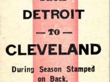 Ticket, Transportation - D&C Lake Lines