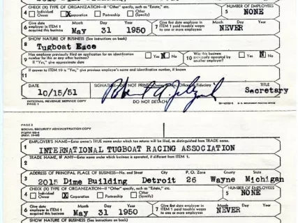 Application - Employer's Application for Identification Number