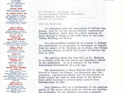 Letter - Detroit-Windsor International Freedom Festival