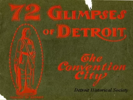 Booklet - 72 Glimpses of Detroit - The Convention City