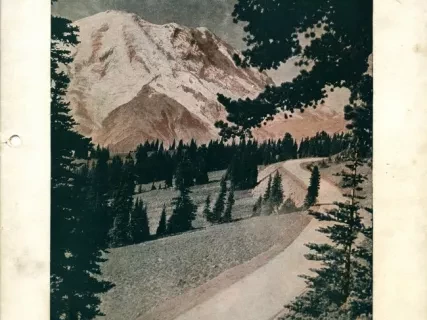 Menu - Scene on Our Alaska Trip
(On To Alaska With Buchanan)