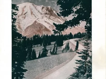 Menu - Scene on Our Alaska Trip
(On To Alaska With Buchanan)