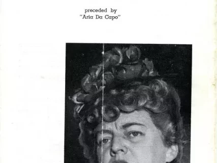 Program, Theater - Vanguard Playhouse
The Medium