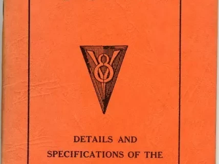 Booklet - Ford
V-8
Details and
Specifications of the
Ford V-8 Car
For 1934