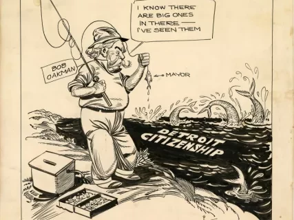 Cartoon - The Undiscovered Fisherman