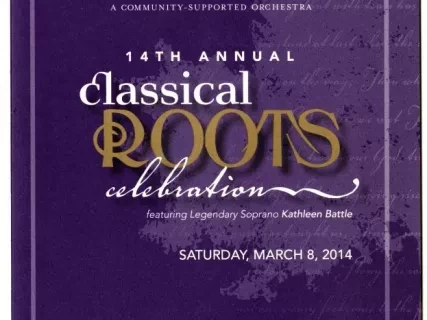 Invitation - 2014 Invitation for the Detroit Symphony Orchestra 14th Annual Classical Roots Celebration