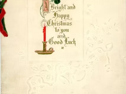 Menu - A Bright and Happy Christmas to you and Good Luck
Hotel Wayne
Detroit, Mich.
J. R. Hayes, prop.